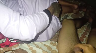 Chubby Stepmom Stands To Swallow Her Stepson In Bogota Bedroom