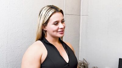 Watch Rubia Colombiana, the busty Latina MILF, take BBC from her student, Karen Sleent, until she's filled with cum