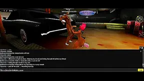 Cute Cici from IMVU Gives Hot 3D Anime Blowjob in Game World