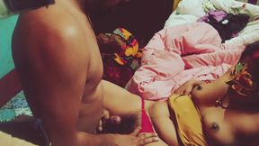 Dirty whore takes cock in mouth and cunt.