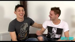 Large wang makes the gay cum