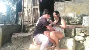 Here fulfilling the duties of the field, while my partner surprises me