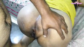 Playful bitch offers her ass to her mother&#039;s boyfriend