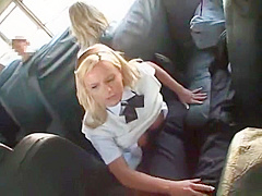 Incredible Japanese whore in Crazy Public, Blonde JAV scene