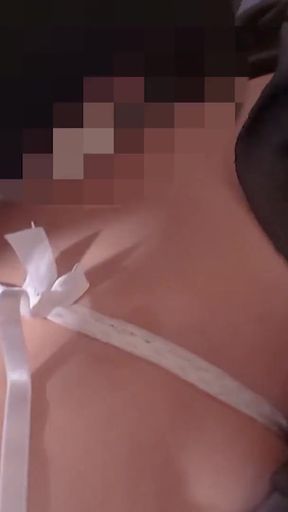 Valentain's Maid Cosplay Bocchi the Rock covered in fresh cream, POV Japanese Crossdresser ladyboy get fucked part.6   Clip 1