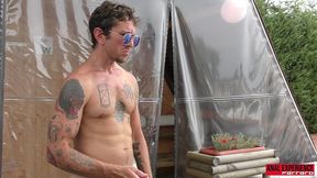 bts of the scene of benny green:  my first pee drink, benny green, 3 on 1, atm, balls deep anal, dp, gapes, pee drink, pee...