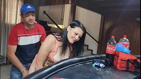 Amateur threesome cumsluts sucking cock and letting me use there pussies for fun