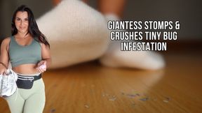 Giantess gets rid of tiny bug infestation - Lalo Cortez and Vanessa