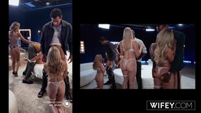 Serenity Cox, Danielle Renae, Sierra Spunk, Anastasia Shades And Country Hotwife Star In The Ultimate Orgy