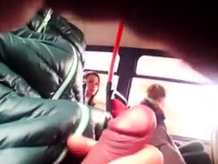 Two girls watch bus flasher