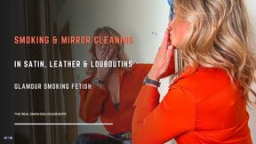 Smoking & Mirror Cleaning in Satin, Leather & Louboutins