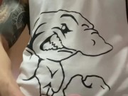 CUMSHOOT WITHOUT HANDS !! OPEN YOUR MOUTH PRESENT MY DELICIOUS MILK