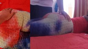My Step Mother Asks Me for a Massage on Her Big Ass and I Can&#039;t Resist