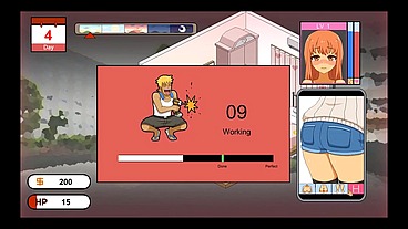 NTR Handyman Legend [ Hentai game PornPlay ] Ep.2 cute customer had orgasm just from boobs touching