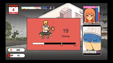 NTR Handyman Legend [ Hentai game PornPlay ] Ep.2 cute customer had orgasm just from boobs touching