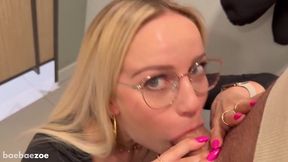 Shhh! Hope They Can't Hear Us Next Door - Public BJ - baebaezoe