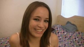 bella sinn 19-year-old teen in stockings pov vintage blow job