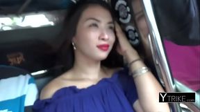 Naughty Asian teen loves to suck tourist'_s cocks for money.