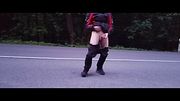 Amateur Road Exhibitionist - Naked Wanking on Lonely Highway