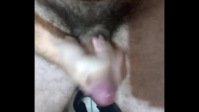 Pau grosso e peludo gozando