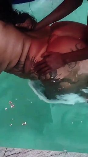 Me in the Condominium Pool