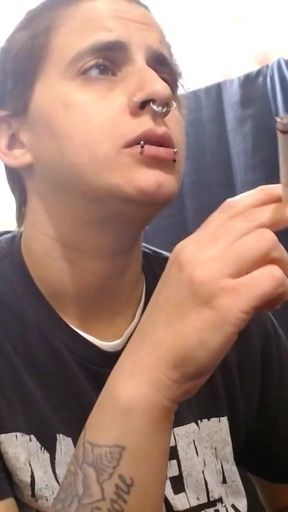 Lesbian Soft Dyke Smoking