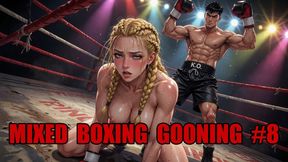 Mixed Boxing Gooning #8: Mesmeric Defeat Under the Boxing Domme