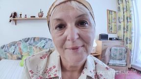 Hairy Granny Eva&#039;s Pussy Is Naturally Horny