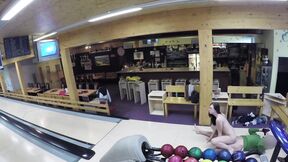 Teen brunette suck & fuck pov a stranger at Teen brunette suck & fuck pov a stranger at bowling bowling