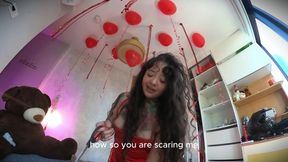 Beautiful and Sensual Girl Cuts off My Cock