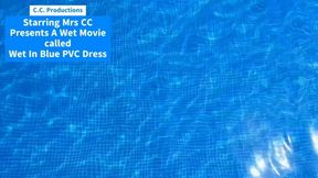 Wet In Blue PVC Dress V3