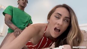 Lewd teen MacKenzie Mace enjoys BBC