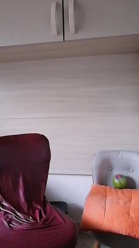 I Piss Twice in the Clear Plastic Cup and Wank My Hard Cock