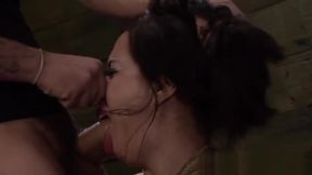 Slaves nipples clamped