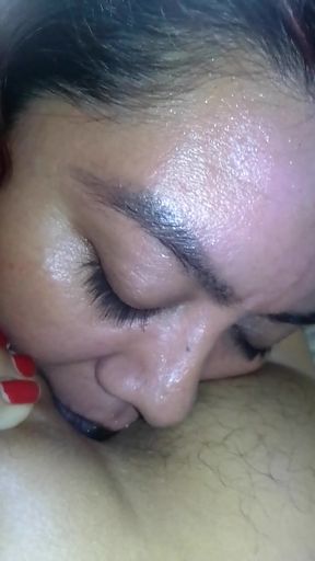 My wife sucking my cock and ass