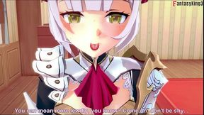 noelle fucking - red - genshin impact - full & pov version on sheer & ptrn: fantasyking3