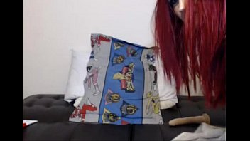 sexy redhead squirts for me