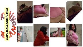 Giantess Elle After Hours Party in The Public Bathroom