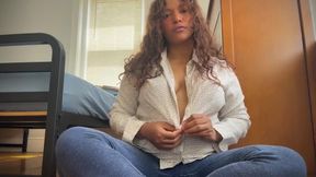 Michelle Undresses and Becomes Freaky