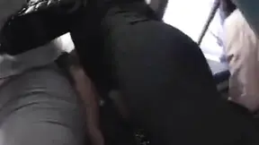Cute Japanese Cutie Gets Her Ass Teased By Stranger On Public Bus Ride