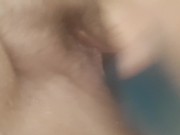 MILF has fun in the shower