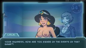 Hot Anime Brunette & Redhead With Big Tits Take Turns Pleasing Lara Croft