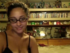 Nerdy Teen Gets Fucked In High Heels On Webcam