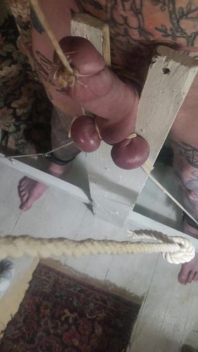 Goode Girl Unholy Crucifix Ballbusting Pt2