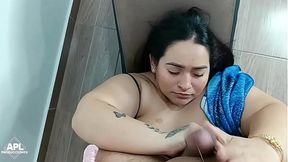 I ask my stepson to join me in bed for some help, but he comes hard and eager - Part 1