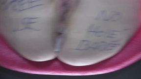 Wet Messy Eroscillator Play - Bonnie Rizin & Phoenix Rizin Pussy Soaking Solo to Hardcore Raw Penetration