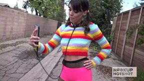 horny cutie pie vera king takes bryan gozzling s big cock up her ass!