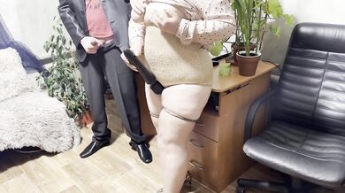My stepmom loves my fantasies while wearing stockings