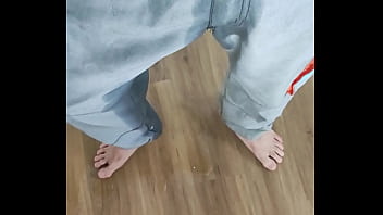 Peeing in living room