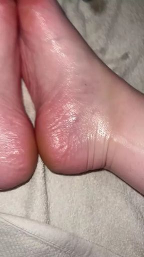 Scottish Feet Oiled